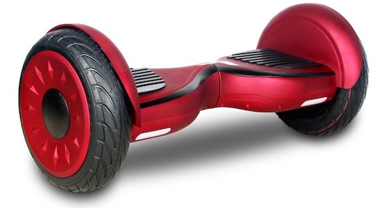 patinete de color rojo